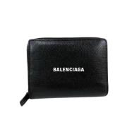 Balenciaga Vintage Pre-owned Laeder plnbcker Black, Unisex