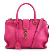 Yves Saint Laurent Vintage Pre-owned Laeder handvskor Pink, Dam