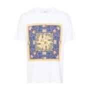 Bally T-shirt med grafiskt tryck i bomull White, Herr