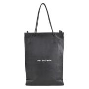 Balenciaga Vintage Pre-owned Laeder axelremsvskor Black, Dam