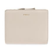 Furla Läderfällbar plånbok Beige, Dam