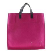 Yves Saint Laurent Vintage Pre-owned Laeder totevskor Pink, Dam