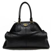 Gucci Vintage Pre-owned Tyg gucci-vskor Black, Dam