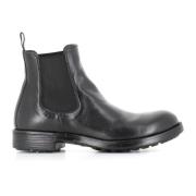 Officine Creative Svarta Chelsea Platta Skor Black, Dam