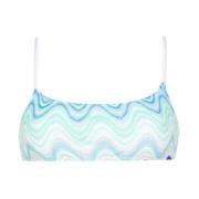 MC2 Saint Barth Våg Jacquard Bandeau Baddräkt Multicolor, Dam