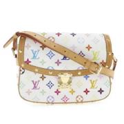 Louis Vuitton Vintage Pre-owned Canvas axelremsvskor Multicolor, Dam