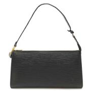 Louis Vuitton Vintage Pre-owned Tyg louis-vuitton-vskor Black, Dam