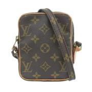 Louis Vuitton Vintage Pre-owned Canvas axelremsvskor Brown, Dam