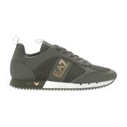 Emporio Armani EA7 Logo Sneakers med Avtagbar Innersula Green, Herr