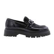 E mia Buick Mocassin Stiliga Läder Loafers Black, Dam