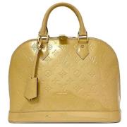 Louis Vuitton Vintage Pre-owned Tyg louis-vuitton-vskor Yellow, Dam