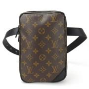 Louis Vuitton Vintage Pre-owned Laeder axelremsvskor Brown, Herr