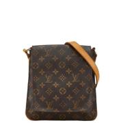 Louis Vuitton Vintage Pre-owned Canvas louis-vuitton-vskor Brown, Dam