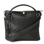 Louis Vuitton Vintage Pre-owned Tyg louis-vuitton-vskor Black, Dam