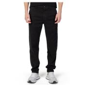 Hugo Boss Tapered Herr Chino Byxor Black, Herr