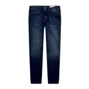 Hugo Boss Mäns Delaware Jeans Blue, Herr