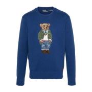 Ralph Lauren Blå Sweatshirt Ss24 Herrmode Blue, Herr