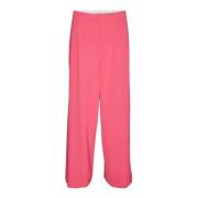 Vero Moda Bred Ben Palazzo Byxor Pink, Dam