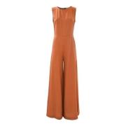 Kocca Metallisk Brun Jumpsuit Klänning Brown, Dam