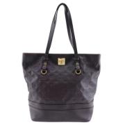 Louis Vuitton Vintage Pre-owned Tyg louis-vuitton-vskor Black, Dam