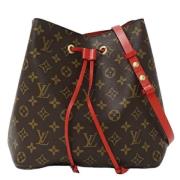 Louis Vuitton Vintage Pre-owned Tyg louis-vuitton-vskor Brown, Dam