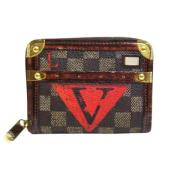 Louis Vuitton Vintage Pre-owned Laeder plnbcker Multicolor, Dam