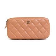 Chanel Vintage Pre-owned Laeder plnbcker Pink, Dam