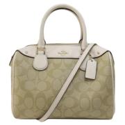 Coach Pre-owned Pre-owned Plast handvskor Beige, Dam