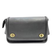 Coach Pre-owned Pre-owned Tyg axelremsvskor Black, Dam