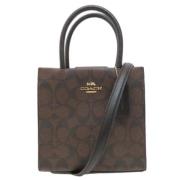 Coach Pre-owned Pre-owned Plast handvskor Brown, Dam