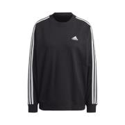 Adidas 3-Stripes Sweatshirt för Kvinnor Black, Dam