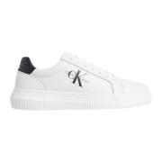 Calvin Klein Vit-Svart Ym0ym00681 Sneakers White, Herr