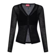 Diesel Cardigan `M-Arina` Black, Dam