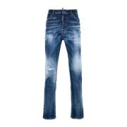 Dsquared2 Blå Stretch Denim Jeans Blue, Herr