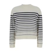 A.p.c. Vit Tröja Pull Billie White, Dam