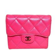 Chanel Vintage Pre-owned Laeder plnbcker Pink, Dam