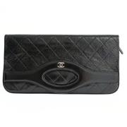 Chanel Vintage Pre-owned Laeder handvskor Black, Dam