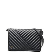 Valentino Vintage Pre-owned Tyg axelremsvskor Black, Dam