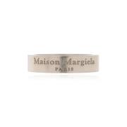 Maison Margiela Logo ring Gray, Herr