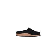 Birkenstock Shearling Spänne Sabot Black, Dam