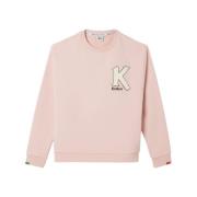 Kickers Big K Sweater Livsstil Bomull Sweat Pink, Dam