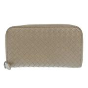 Bottega Veneta Vintage Pre-owned Laeder plnbcker Beige, Unisex