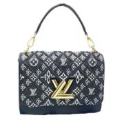 Louis Vuitton Vintage Pre-owned Tyg louis-vuitton-vskor Black, Dam