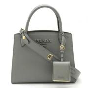 Prada Vintage Pre-owned Laeder prada-vskor Gray, Dam