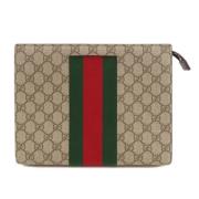 Gucci Vintage Pre-owned Canvas kuvertvskor Multicolor, Dam