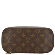 Louis Vuitton Vintage Pre-owned Tyg louis-vuitton-vskor Brown, Dam