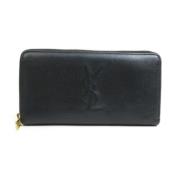 Yves Saint Laurent Vintage Pre-owned Laeder plnbcker Black, Dam