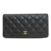 Chanel Vintage Pre-owned Laeder plnbcker Black, Dam