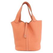 Hermès Vintage Pre-owned Canvas totevskor Pink, Dam