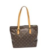 Louis Vuitton Vintage Pre-owned Tyg louis-vuitton-vskor Brown, Dam